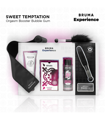 BRUMA XPERIENCE KIT TENTACION DULCE CHICLE CON POTENCIADOR DE ORGASMOS