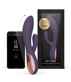 LELO INA THRUST RABBIT THRUSTING VIBRATOR PURPLE