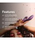 LELO INA THRUST RABBIT THRUSTING VIBRATOR PURPLE