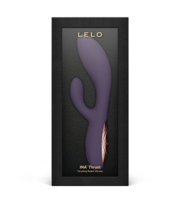 LELO INA THRUST RABBIT THRUSTING VIBRATOR PURPLE