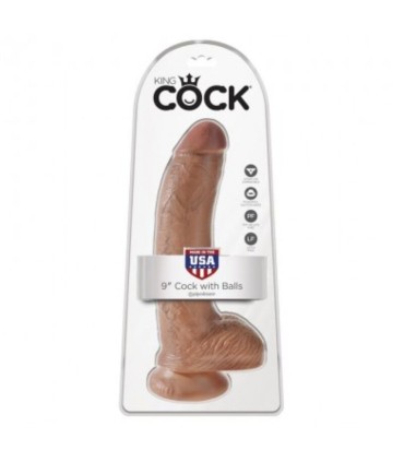 KING COCK REALISTIC DILDO WITH BALLS 228 CM