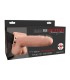 FETISH FANTASY SERIES REALISTIC VIBRATING HOLLOW STRAP ON WITH BALLS 178 CM