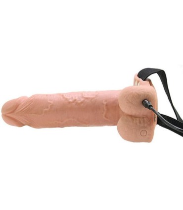 FETISH FANTASY SERIES REALISTIC VIBRATING HOLLOW STRAP ON WITH BALLS 178 CM