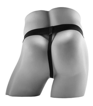 FETISH FANTASY SERIES REALISTIC VIBRATING HOLLOW STRAP ON WITH BALLS 178 CM