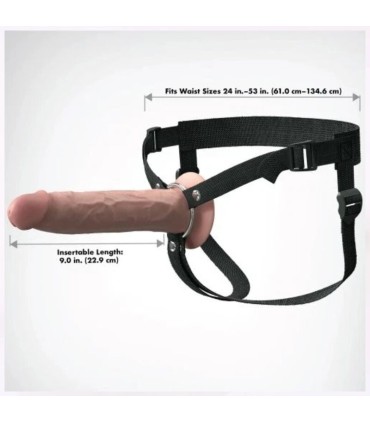 FANTASY X TENSIONS ELITE REALISTIC HOLLOW STRAP ON 241 CM