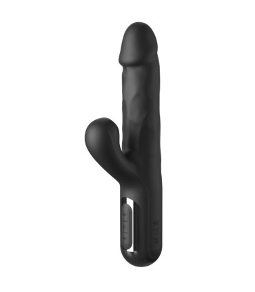FETISH FANTASY SERIES SONIX SILICONE THRUSTER RABBIT VIBRATOR BLACK