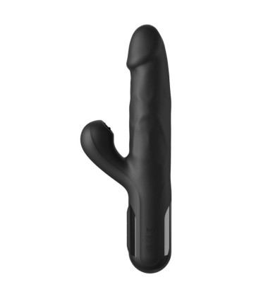 FETISH FANTASY SERIES SONIX SILICONE THRUSTER RABBIT VIBRATOR BLACK