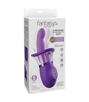 FANTASY FOR HER ULTIMATE PLEASURE PRO PLUS RABBIT VIBRATOR PURPLE 203 CM