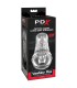 PDX ELITE VIEWTUBE PLUS SEE THRU EZ GRIP TRANSPARENT STROKER 21 CM