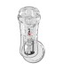 PDX ELITE VIEWTUBE PLUS SEE THRU EZ GRIP TRANSPARENT STROKER 21 CM