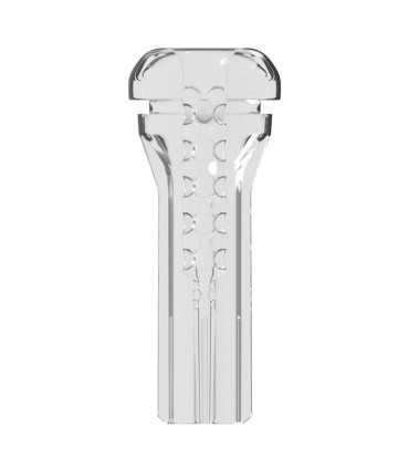 PDX ELITE VIEWTUBE PLUS SEE THRU EZ GRIP TRANSPARENT STROKER 21 CM