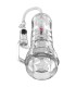 PDX ELITE VIEWTUBE VAC XXL TRANSPARENT STROKER WITH SUCTION PUMP 273 CM