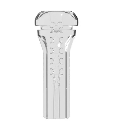 PDX ELITE VIEWTUBE VAC XXL TRANSPARENT STROKER WITH SUCTION PUMP 273 CM