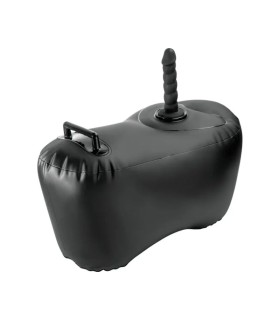 FETISH FANTASY SERIES BODY DOCK INFLATABLE LOVE SEAT WITH DILDO 692 CM BLACK