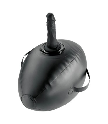 FETISH FANTASY SERIES BODY DOCK INFLATABLE LOVE BALL WITH DILDO BLACK 419 CM