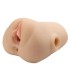 PDX PLUS DOUBLE POUNDER VIBRATING SQUEEZE STROKER LIGHT 205 CM