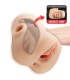 PDX PLUS DOUBLE POUNDER VIBRATING SQUEEZE STROKER LIGHT 205 CM