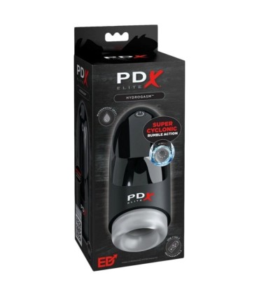 PDX ELITE HYDROGASM CYCLONIC VIBRATING MASTURBATOR 20 CM