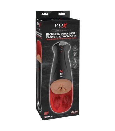 PDX ELITE FAP O MATIC PRO XL AUTOMATIC VIBRATING STROKER BROWN 349 CM