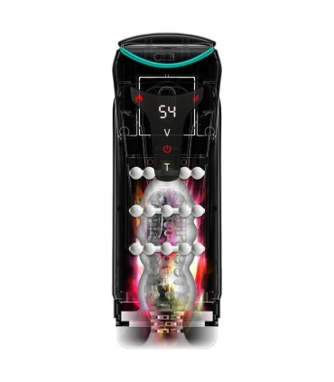 PDX ELITE MOTO BATOR PRO THRUSTING STROKER AUTOMATIC VIBRATING AND WARMING MASTURBATOR 265 CM