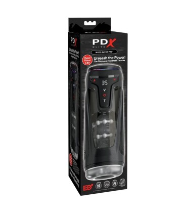 PDX ELITE MOTO BATOR PRO THRUSTING STROKER AUTOMATIC VIBRATING AND WARMING MASTURBATOR 265 CM