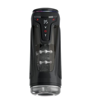 PDX ELITE MOTO BATOR PRO THRUSTING STROKER AUTOMATIC VIBRATING AND WARMING MASTURBATOR 265 CM