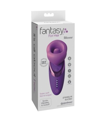 FANTASY FOR HER PLEASURE SUCKER VIBRATOR PURPLE