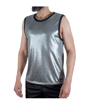 MACHO FINE GLITTER T SHIRT L XL