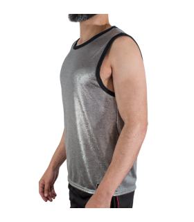MACHO FINE GLITTER T SHIRT L XL