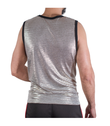 MACHO FINE GLITTER T SHIRT S M