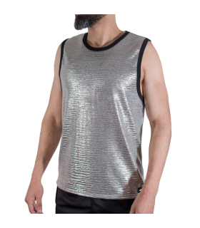 MACHO FINE GLITTER T SHIRT S M