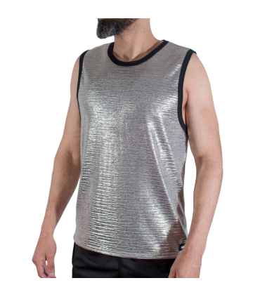 MACHO FINE GLITTER T SHIRT S M