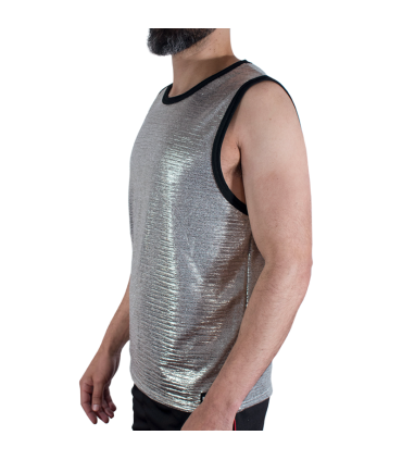 MACHO FINE GLITTER T SHIRT S M