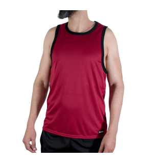 MACHO CMV003 MAROON GYM T SHIRT S M