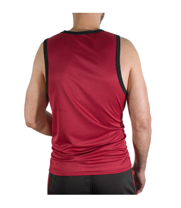MACHO CMV003 MAROON GYM T SHIRT S M