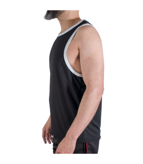 MACHO CMV004 BLACK GYM T SHIRT S M