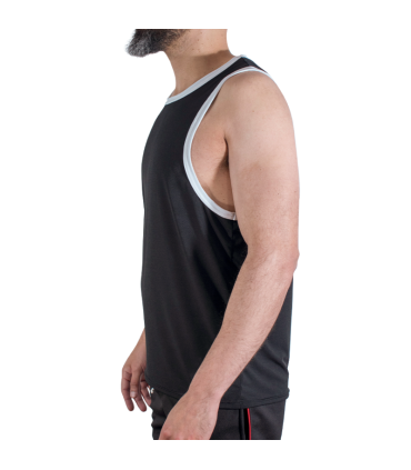 MACHO CMV004 BLACK GYM T SHIRT S M