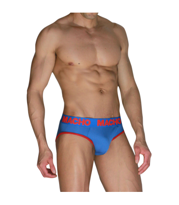 MACHO MCH005 CLASSIC SLIP BLUE RED S