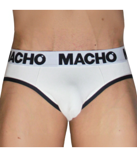 MACHO MCH006 CLASSIC SLIP WHITE BLACK S