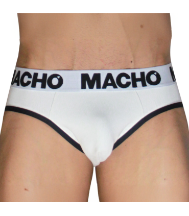 MACHO MCH006 CLASSIC SLIP WHITE BLACK S