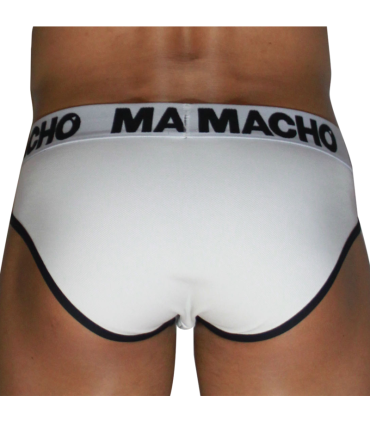 MACHO MCH006 CLASSIC SLIP WHITE BLACK S