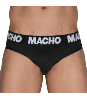 MACHO MCH007 CLASSIC SLIP BLACK BLACK S