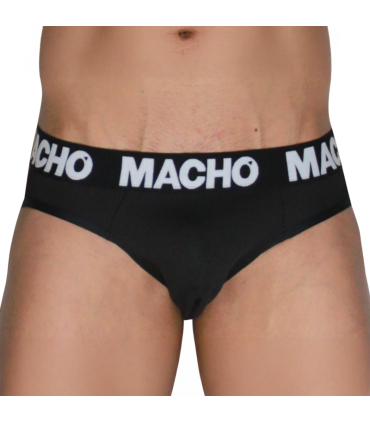 MACHO MCH007 CLASSIC SLIP BLACK BLACK S