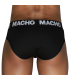 MACHO MCH007 CLASSIC SLIP BLACK BLACK S