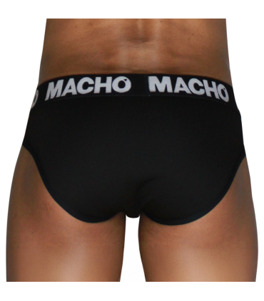 MACHO MCH007 CLASSIC SLIP BLACK BLACK S