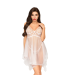 PENTHOUSE NAUGHTY DOLL BABYDOLL BLANCO L XL