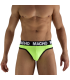 MACHO MTG001 FLUORESCENT YELLOW THONG SIZE L