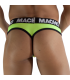 MACHO MTG001 FLUORESCENT YELLOW THONG SIZE L
