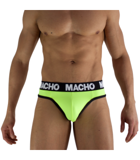 MACHO MTG001 FLUORESCENT YELLOW THONG SIZE XL