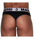 MACHO MTG002 BLACK BLACK THONG S